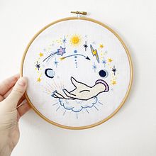 Mi Proyecto del curso: Técnicas básicas de bordado: puntadas, composiciones y gamas cromáticas. Embroider project by Noelia Fernández Muñiz - 05.11.2020
