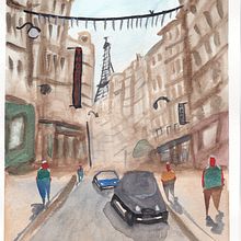 Mi Proyecto del curso: Paisajes urbanos en acuarela. Un progetto di Pittura ad acquerello di Inés - 11.05.2020