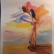 Mi Proyecto del curso: Anatomía a la acuarela_Bailarina. Un proyecto de Dibujo artístico de Amparo Espinosa Martín - 11.05.2020