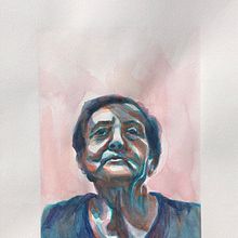 Primer retrato acuarela (Curso Alejandro Casanova). Un progetto di Disegno e Pittura ad acquerello di Patricia Herrero - 10.05.2020