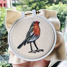 Mi Proyecto del curso: Pintar con hilo: técnicas de ilustración textil. Fine Arts, and Embroider project by Kelly Iovanna Ramírez Suárez - 05.11.2020
