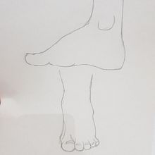Dibujo pies. Artistic Drawing project by Marcos Rodriguez - 05.11.2020