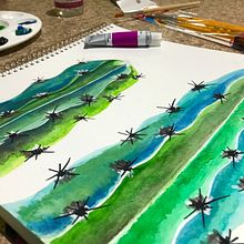 Un pasatiempo distinto. Botanical Illustration project by Karen Gomez - 05.11.2020