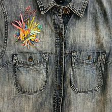 Mi Proyecto del curso: Bordado y personalización de accesorios . Embroider project by Argelia Arguedas - 05.12.2020
