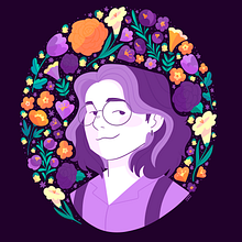 Meu projeto do curso: Retrato ilustrado com elementos botânicos. Digital Drawing, Traditional illustration, and Botanical Illustration project by Gustavo Ivo - 05.11.2020