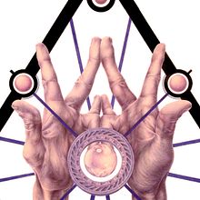 Mudras. Ilustração tradicional projeto de Adán Aryas - 12.04.2015