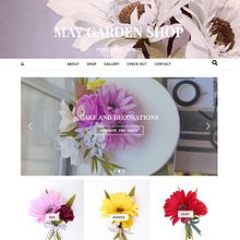 Mi tienda online with woo-commerce: May Garden Shop. Een project van  Urban art, Ontwerp van accessoires, Evenementen y Papercraft van Esmeralda Alfonso Recio - 01.05.2020