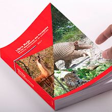 “Libro rojo de mamíferos del Paraguay: Especies amenazadas de extinción”.. Editorial Design project by Tamara Diaz - 12.21.2017