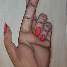 Mi Proyecto del curso: Gimnastas y mano.. Drawing project by Silvia Dávila - 05.12.2020