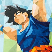 Dragon Ball Z - Poly Art Illustration. Un proyecto de Concept Art, Diseño digital, Diseño gráfico e Ilustración digital de Jose Díaz Baena - 07.02.2020