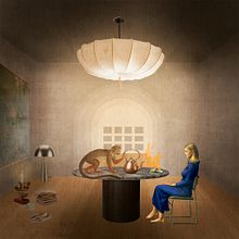 Mi proyecto: Representación gráfica arquitectónica. Een project van Architectuur, Digitale architectuur, Collage,  Architecturale illustratie, Interieurontwerp, Grafisch ontwerp, Interactief ontwerp, L y scaping van Idalia Rabelo - 08.05.2020