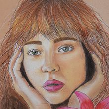 My rainbow girl here.:-). Un progetto di Disegno di mcmeowski - 12.05.2020