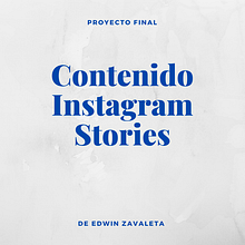 Mi Proyecto del curso: Creación, planeación y edición de contenido para Instagram Stories. Mobile Photograph, Content Marketing, Digital Marketing, Instagram Marketing, and Social Media project by Edwin Zavaleta - 05.12.2020