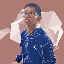 Low Pauly (low poly vector illustration). Un proyecto de Ilustración digital de Nicole Lasquety - 10.05.2020