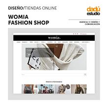 Diseño Web: Womia Fashion Shop. Un proyecto de Desarrollo Web, Diseño, Diseño gráfico, Diseño Web y e-commerce de Dadú estudio - 13.05.2020