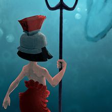 Warrior. Mermay 2020 prompt 2. Character Design, Traditional illustration, and Digital Illustration project by Alicia PG - 05.02.2020