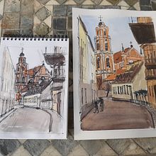 All Saints' church in Vilnius.. Character Design, and Creative Consulting project by Arunas Beksta - 05.13.2020