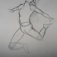 Cuerpo humano: dibujo textual.. Desenho artístico projeto de paula_martinezc - 13.05.2020