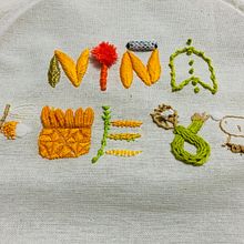 Mi Proyecto del curso: Introducción al bordado en relieve. Embroider project by Jessica Acosta R. - 05.14.2020