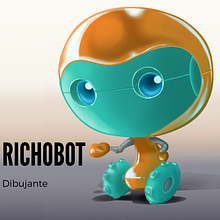 Richobot. Drawing, Digital Drawing, and Design project by Ricardo Serrano Aguilar - 05.14.2020