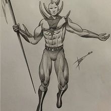 Mi Proyecto del curso: Ilustración para cómics: anatomía de un superhéroe. Sketching, Drawing, Pencil Drawing, Artistic Drawing, and Traditional illustration project by Fran EO - 05.14.2020