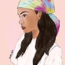 More color. Portrait Drawing, Traditional illustration, and Digital Illustration project by Alba Sánchez - 04.08.2020