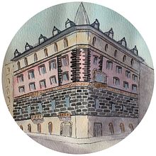 My Project in Architectural Sketching with Watercolor and Ink Course. Watercolor Painting project by Tamara Prado Angulo - 05.14.2020