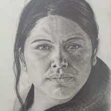 Retrato realista de Carla Medina :). Pencil Drawing, and Portrait Drawing project by Carla Medina - 05.15.2020