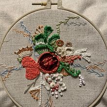 Mi Proyecto del curso: Técnicas avanzadas de bordado: puntadas y composiciones con volumen . Broderie de vfernandez_2 - 05.24.2020