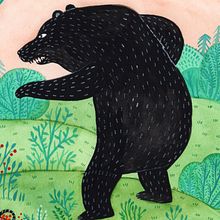 Ilustración "La abuelita y el oso" Cuento búlgaro . % Stela Navarro Halacheva tarafından hazırlanan Geleneksel illüstras, on, Çocuk İllüstras, Ve onu projesi - 05.15.2020
