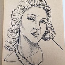 Mi Proyecto del curso: Introducción al retrato con tinta china y plumilla. Traditional illustration project by Juanita McGarrigle - 05.15.2020