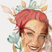 Mi Proyecto del curso: Retrato ilustrado en acuarela. Traditional illustration project by Maria Peñarroja Saz - 05.15.2020