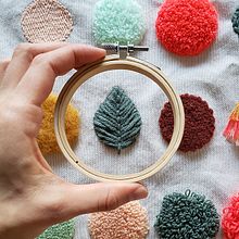 Muestrario de puntos bordados. Arts, Crafts, and Embroider project by Carolina Bello - 05.12.2020