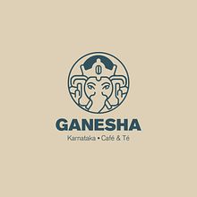 Mi Proyecto del curso: Identidad para café Ganesha!. Een project van  Br, ing en identiteit, Logo-ontwerp y Traditionele illustratie van Christian Ruíz - 20.05.2020