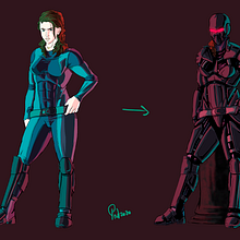 Mi Proyecto del curso: Diseño de personajes femeninos para cómics. Un proyecto de Ilustración tradicional e Ilustración digital de Jonathan Prado - 16.05.2020