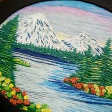 Mi Proyecto del curso: Técnicas de bordado en miniatura. Un proyecto de Artesanía, Bordado, Costura, Creatividad, DIY e Ilustración tradicional de Vanesa Quintanar Olguin - 20.06.2020