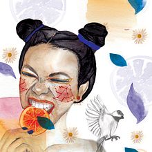 My final watercolour portrait project. . Un progetto di Pittura ad acquerello di Natalie Wagstaffe - 16.05.2020