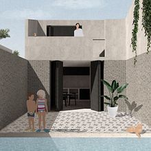 Mi Proyecto del curso: Representación gráfica de proyectos arquitectónicos. Architecture, and Collage project by Inés Gutiérrez Pesquera - 05.31.2020