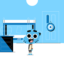 Meu projeto do curso: Stay home. Save lives: Gumball VS Covid-19. Projekt z dziedziny  Animacja użytkownika Lucas Alves - 16.05.2020