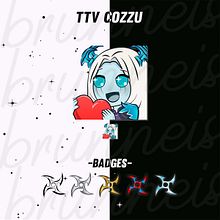 TTV Emotes and Badges. Social Media Design, Vector Illustration, and Social Media project by Laura Brunneis - 05.16.2020