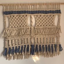 Mi Proyecto del curso: Introducción al macramé: creación de un tapiz decorativo Ein Projekt aus dem Bereich Makramee von Maria Jose Gutierrez - 16.05.2020