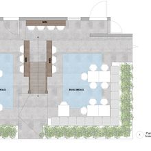 Mi Proyecto del curso: Diseño de interiores para restaurantes. Un projet de Architecture d'intérieur, Design d'intérieur, Décoration d'intérieur, Retail design , et Design d'espace de Genesis Taveras Gutierrez - 17.05.2020