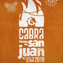 Fiestas de San Juan de la ciudad de Cabra (Córdoba). Poster Design project by Daniel Romero - 06.20.2019