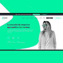 Rediseño web The PowerMBA. Web Development, Web Design, and UX / UI project by Moisés Salmán Callejo - 05.17.2020