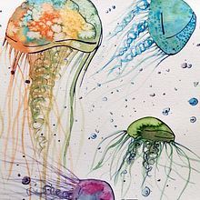 Medusas. Un projet de Art conceptuel, Dessin, Dessin artistique, Création d'accessoires, Illustration jeunesse , et Aquarelle de LYDIA PÉREZ CARBAYO - 17.05.2020