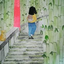 Mi Proyecto del curso: Ilustración en acuarela con influencia japonesa. Traditional illustration project by emm_6sn - 05.17.2020