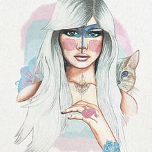 Mi Proyecto del curso: Retrato ilustrado en acuarela.  project by Irene Garcia Moreno - 05.17.2020