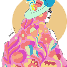 Mi Proyecto del curso: Retrato ilustrado con elementos botánicos. Digital Drawing project by Ashley Serrano - 05.18.2020