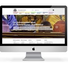 Diseño web Universidad de Oviedo. Communication, Concept Art, Creative Consulting, Creativit, Web Development, Art Direction, Digital Design, Graphic Design, Infographics & IT project by Jorge Lorenzo - 05.18.2020