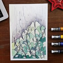 My project in Negative Watercolor Painting for Botanical Illustration course. Un projet de Illustration botanique, Illustration traditionnelle, Peinture, Carnet de croquis , et Aquarelle de Maureen Fletcher - 18.05.2020